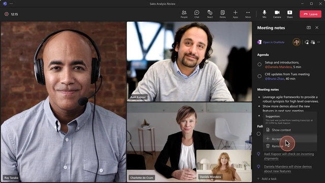 微软推出Microsoft Teams高级版：支持会议回顾、实时翻译